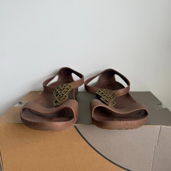 Crocs Serena Embellished Women Slip On Sandals- SZ 9 - Picture 7 of 10